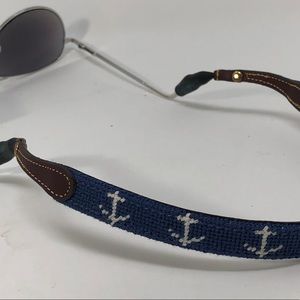 Unisex Anchor Needlepoint Strap